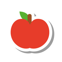 apple fresh fruit isolated icon vector illustration design