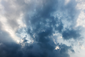 Clouds obscured the light.