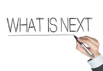 whats next written by hand