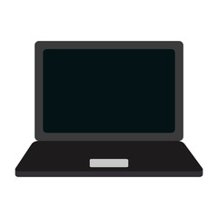 laptop computer portable device isolated icon vector illustration design
