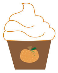 Pumpkin Cupcake