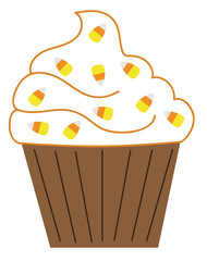 Cnady Corn Cupcake