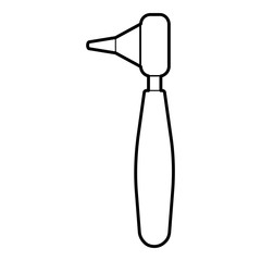 Dental instrument icon. Outline illustration of dental instrument vector icon for web