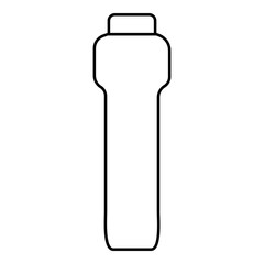 Dumbbell icon. Outline illustration of dumbbell vector icon for web