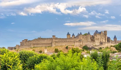 Cercles muraux Travaux détablissement Carcassonne City Wall - France
