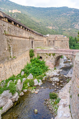 Wall of Villefranche de Conflent - France