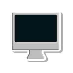 monitor computer isolated icon vector illustration design