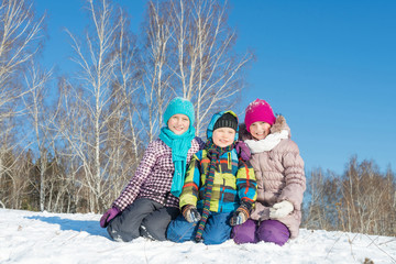 Obraz premium Winter activity