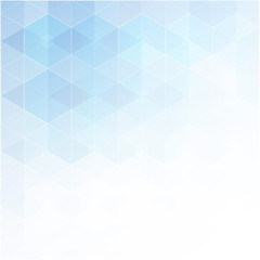 Vector Abstract Geometric Background Design Template Booklet Form, blue hexagon