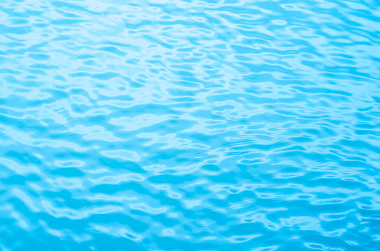 Abstract close up blue water sea for background
