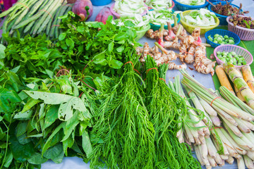 Fototapeta premium Fruits & Vegetables. Healthy eating series in the market