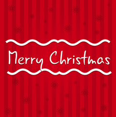 vector of hand drawn lettering - merry christmas