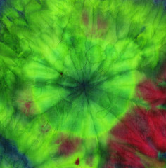 Dye batik fabric for background and texture