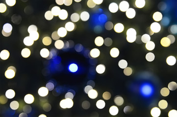 Abstract circular bokeh background