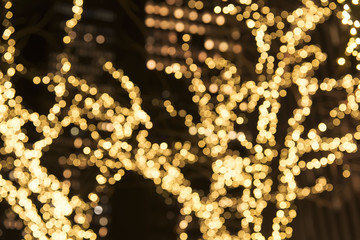 Abstract circular bokeh background