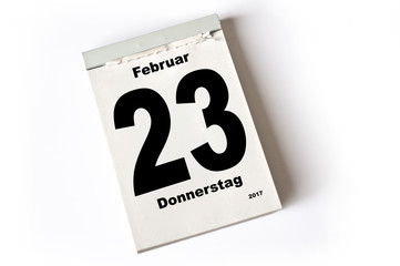 23. Februar 2017