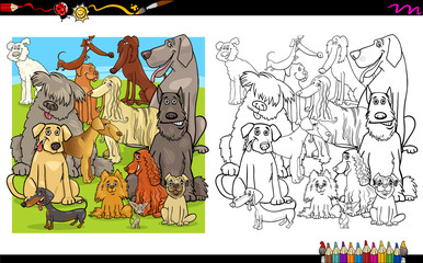 dog characters for coloring