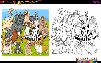 dog breeds coloring page