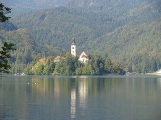 Obraz premium Slovenia, Lago di Bled