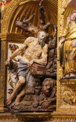Statue of Saint Jerome in Burgos Cathedral