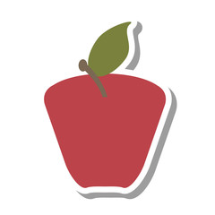 apple fresh fruit isolated icon vector illustration design