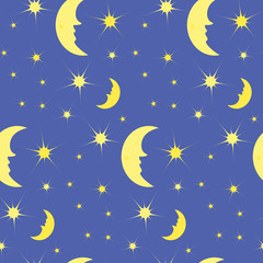 the pattern of the night sky