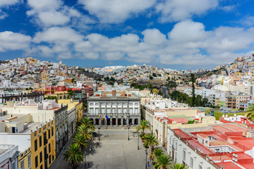 panoramic view of las palmas, gran canaria