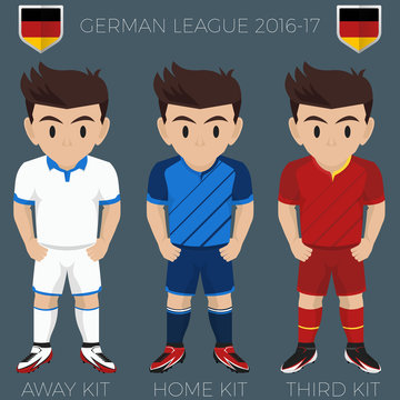 Hoffenheim Soccer Club Kits 2016/17 Bundesliga