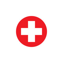First aid flat icon