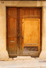 aold wooden door