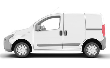 Furgoneta para transporte de mercancías urgentes.