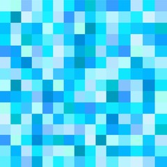 square censor pixel in blue colors background