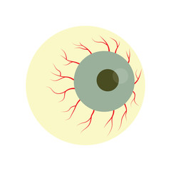 Halloween zombie eye