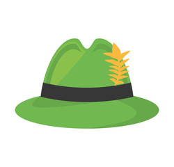 Irish hat isolated icon vector illustration design