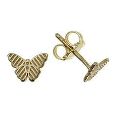 Small earrings on white background. © shutterman99
