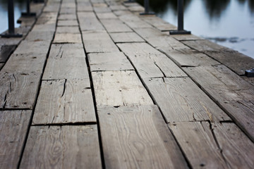 old wooden bridge