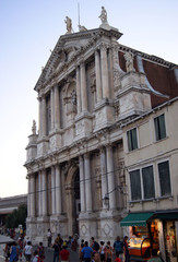 Fototapeta na wymiar Italian building in Venice