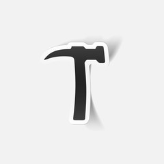 realistic design element: hammer