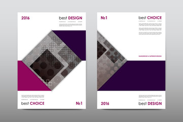 Brochure layout template flyer design vector, Magazine booklet cover abstract background