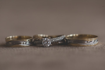 Wedding and engagement rings 