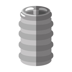 fresh beer barrel isolated icon vector illustration design