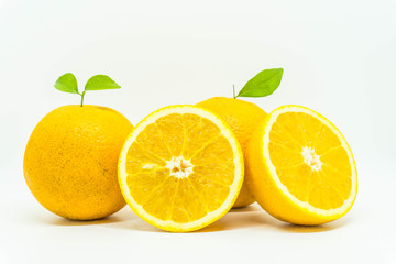 orange isolated on white background
