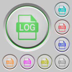 LOG file format push buttons