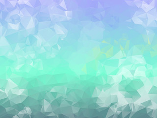 Abstract light blue polygon background. Vector illustration.