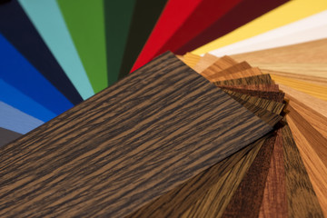 Color Palette and Wood Texture Samples Guide