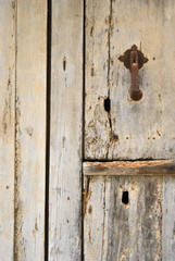 aold wooden door