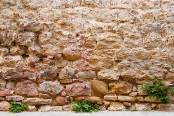 stone texture of old wall