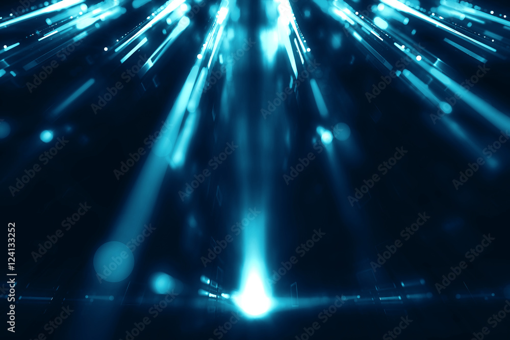 Canvas Prints abstract futuristic background