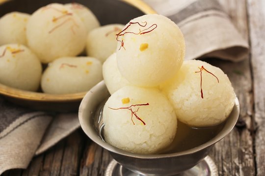 Rasagulla / Diwali Sweets, selective focus