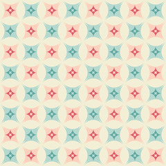 Seamless background pattern with repeating square ornament on the light background. Vector eps illustration